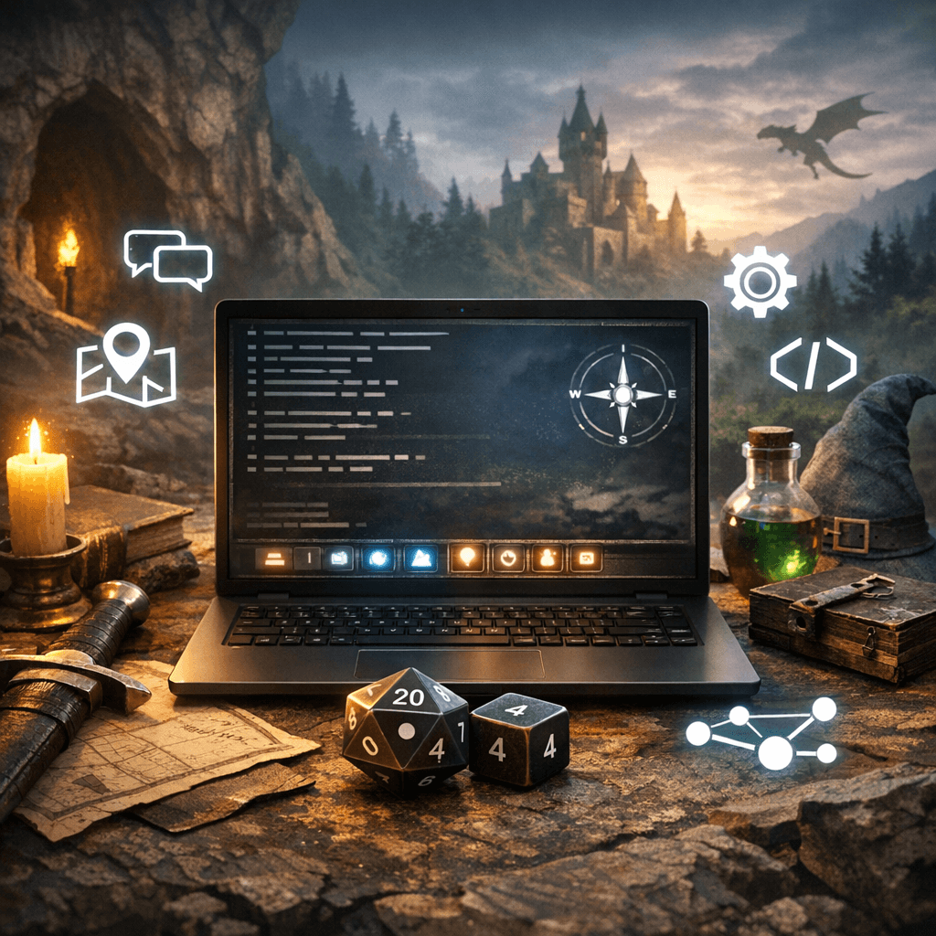 Free-to-Play MUDs with open-source tools hero illustration