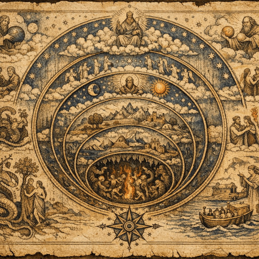 Mythology & Cosmology checklist for MUDs hero illustration